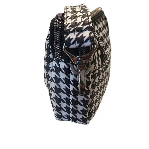 Lug Black and White RFID Convertible Coupe XL Crossbody Belt Bag - Picture 8 of 14